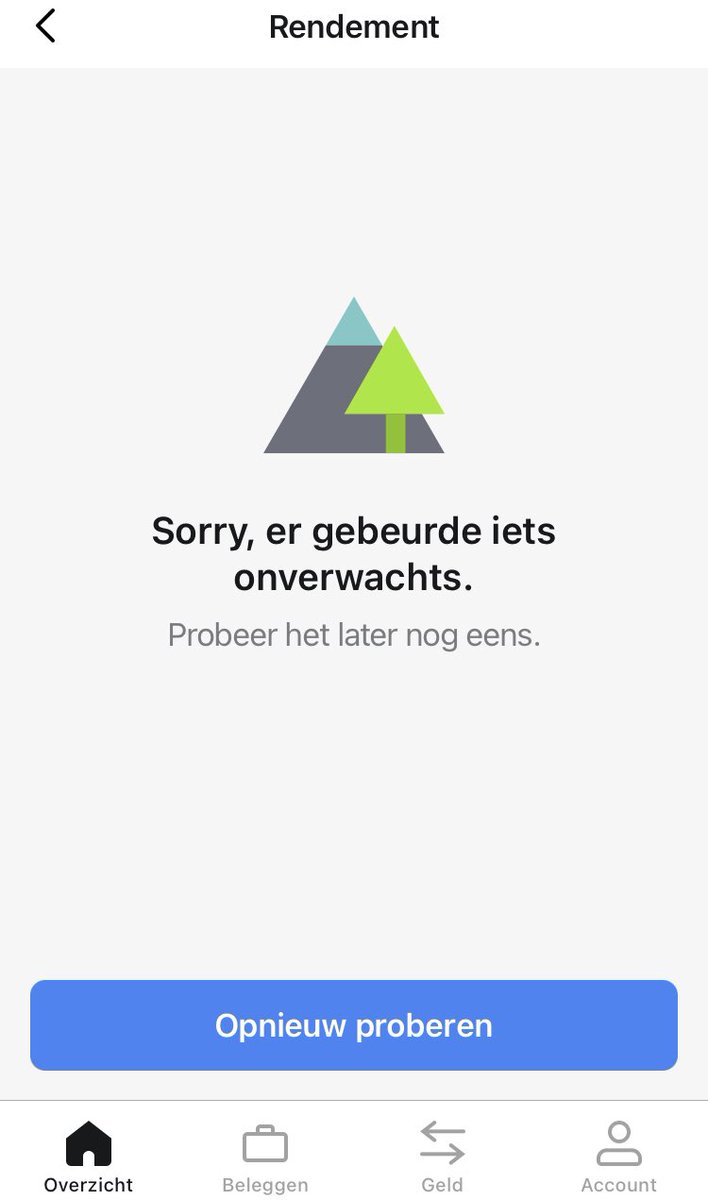 PyroPietje's tweet photo. @Mintos is there a problem in the app to view the rendement (my return) ?

“Sorry try again later” https://t.co/eJu8iJzUWG