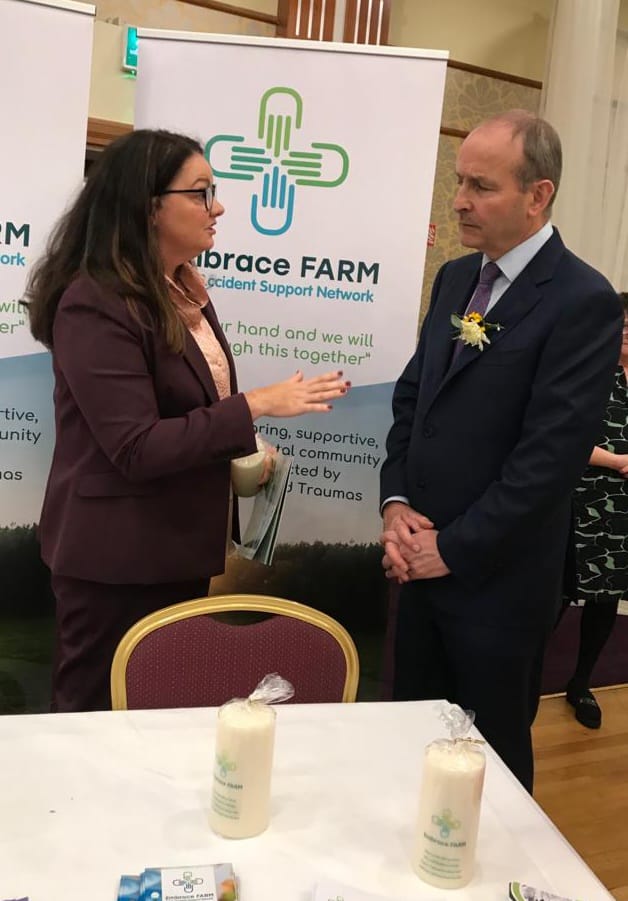 Our Norma setting An Taoiseach straight on all #womenandag related @merrionstreet @agriculture_ie @farmersjournal @IrishCountryLiv