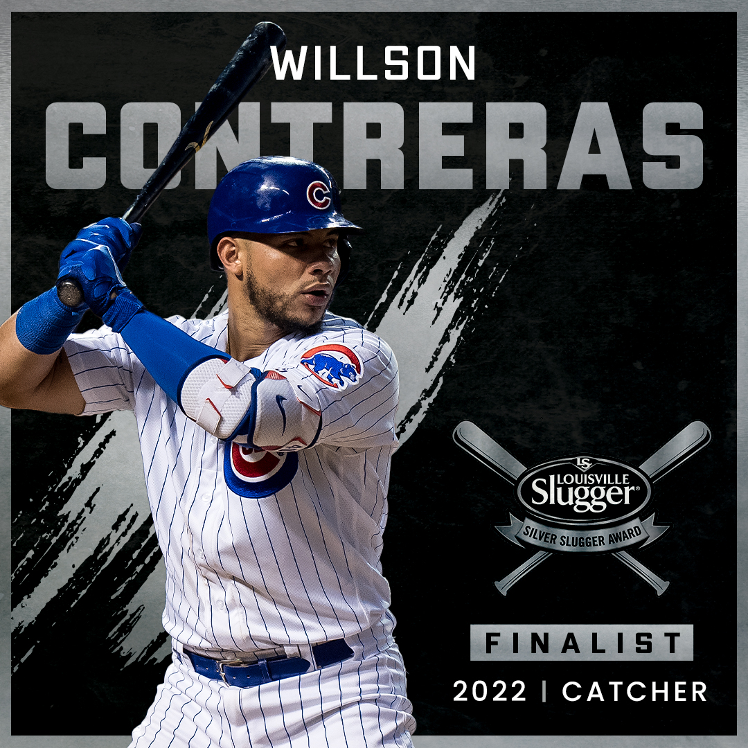 Congratulations to Willson Contreras, an NL #SilverSluggerAward finalist! Willy is the first catcher in franchise history to record four 20-homer campaigns.