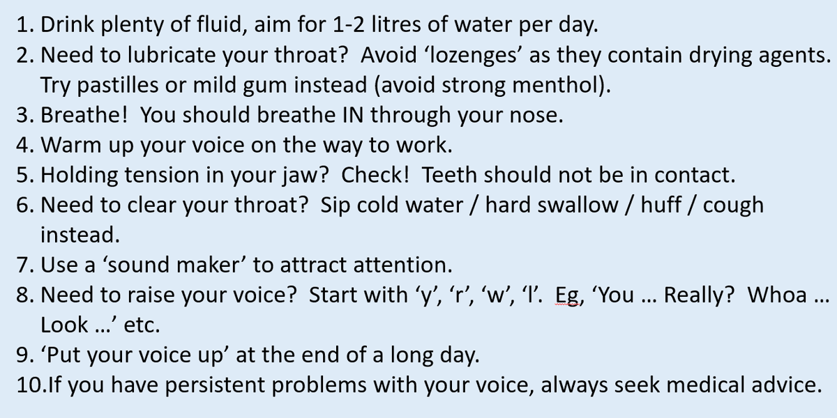 leftylloyd's tweet photo. Teachers, your voice is a precious resource, as we come into the term of coughs and colds look after it #lookafteryourvoice #tentoptips https://t.co/fbgyjRtZmb