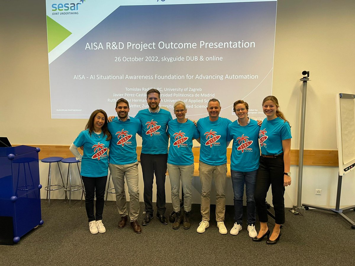 Yesterday took place in <a href="/skyguide/">Skyguide</a> HQ presentation of #AISA project from <a href="/SESAR_JU/">SESAR JU🇪🇺✈️</a> where Pr. Perez Castan detalles the <a href="/La_UPM/">Universidad Politécnica de Madrid</a> contribution