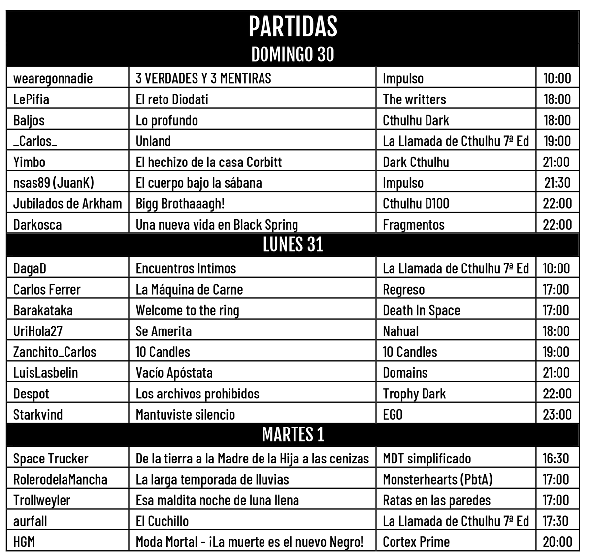 HalloweekendRol's tweet photo. Quedan poquitas plazas pero jugosas!
Animaos a jugar! Echadnos una mano a difundir y a que fluya el rol 😉
Podéis entrar a nuestro Discord para apuntaros y para más info. https://t.co/PrMXVB3mPr https://t.co/2wmDsxWMgY