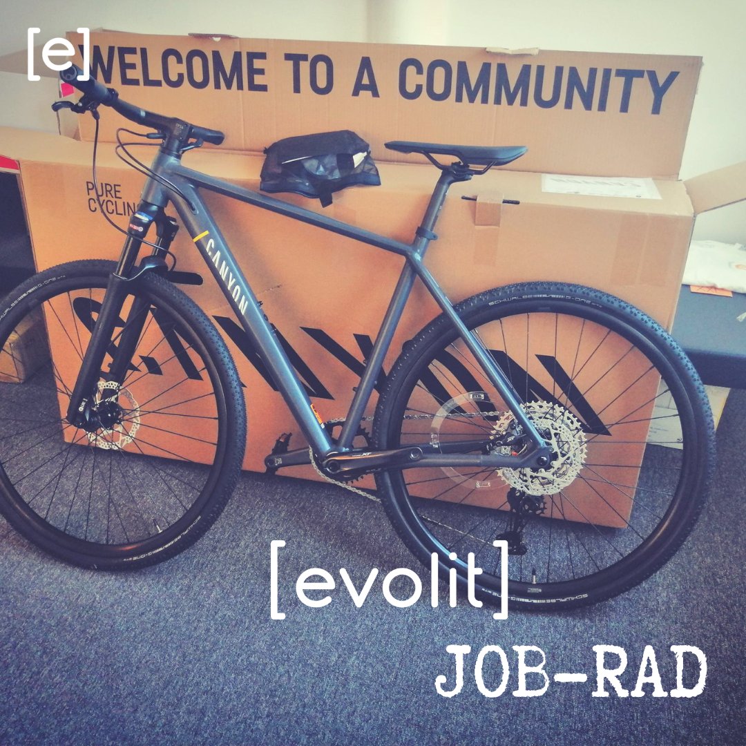 Unsere Evolit Job-Räder sind da ❤️ - für eine gesunde und umweltfreundliche Work-Life-Balance unserer Mitarbeiter:innen.