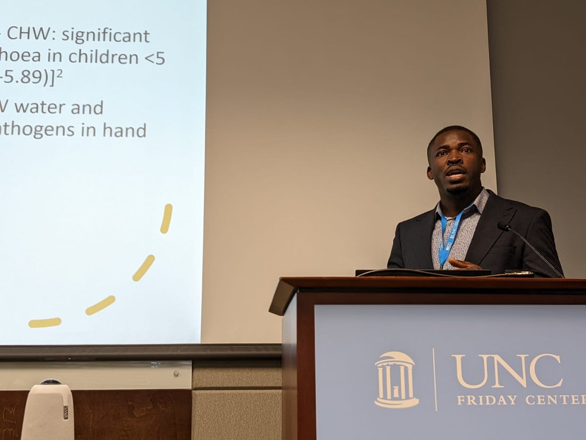 The MaaCiwara Project (@maaciwara) on Twitter photo Dr. Asamane presenting his Communal handwashing qualitative findings at the UNC water conference at North Carolina <a href="/Evans_atiah/">EVANS ASAMANE</a> <a href="/rjlilford/">Richard Lilford</a> <a href="/profnicolagale/">Nicola K Gale (she/her)</a> @UoB_IAHR <a href="/UNC_Water_Inst/">UNC Water Institute</a> Dr. Asamane presenting his Communal handwashing qualitative findings at the UNC water conference at North Carolina <a href="/Evans_atiah/">EVANS ASAMANE</a> <a href="/rjlilford/">Richard Lilford</a> <a href="/profnicolagale/">Nicola K Gale (she/her)</a> @UoB_IAHR <a href="/UNC_Water_Inst/">UNC Water Institute</a>