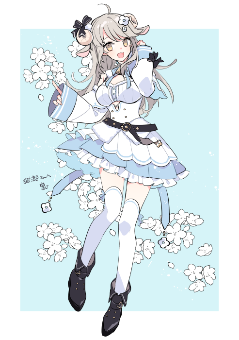 「Skeb納品しました。ありがとうございました～ 」|由杞のイラスト