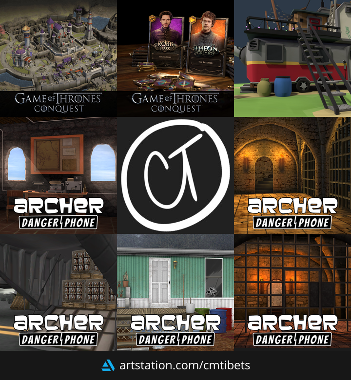 TibsIn3D's tweet photo. A little late, but I'm pretty proud of the stuff on here! #ArtStationDay https://t.co/qBYmocnYM6