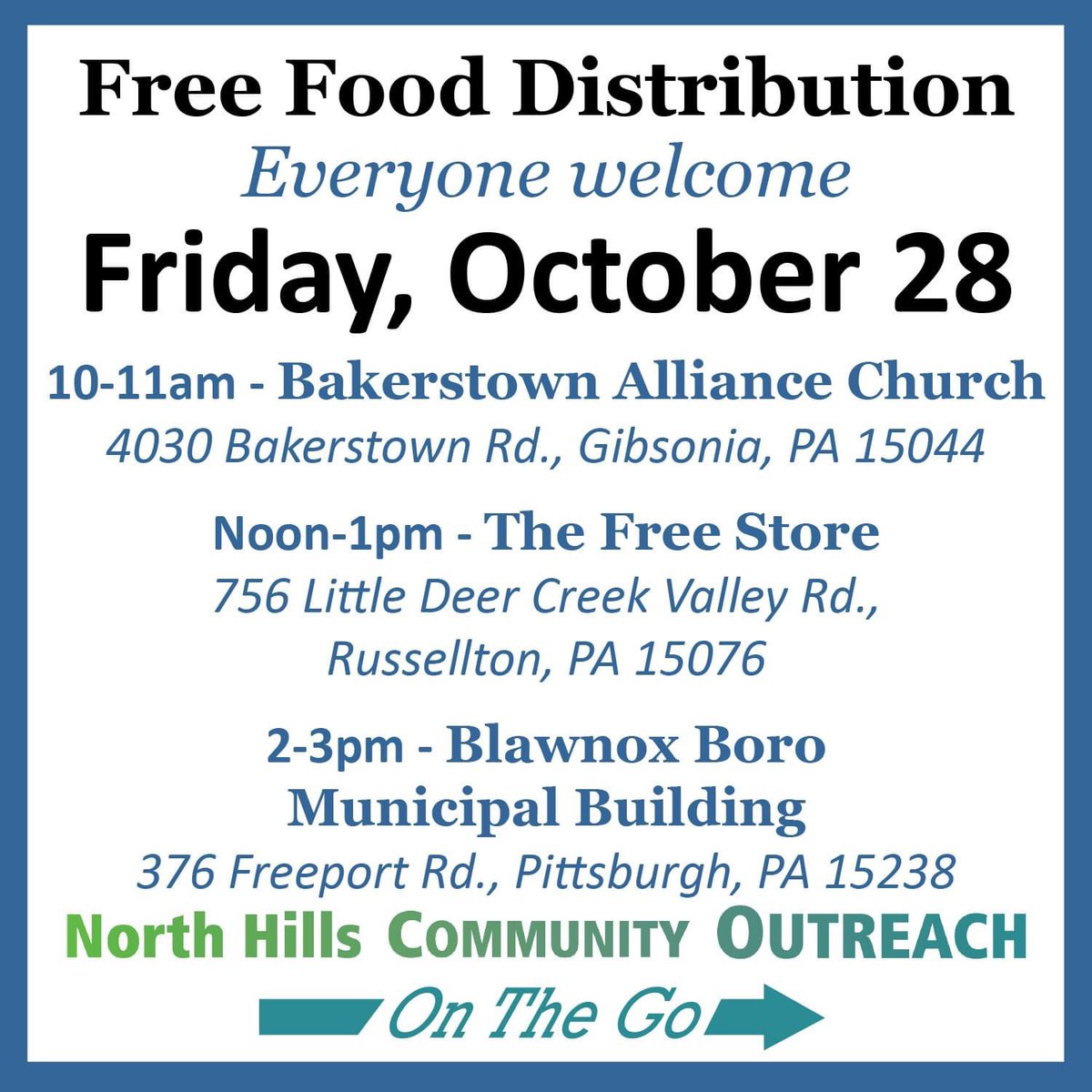 North Hills Community Outreach tweet media