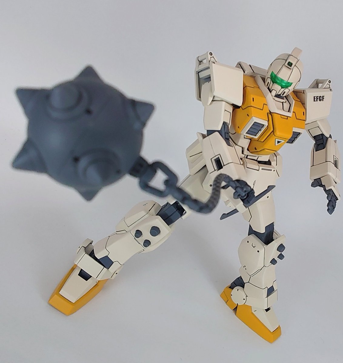 [オマケ武装③]
・180mmキャノン
・ウェポンコンテナ
・ガンダムハンマー
・ツインビームスピア 