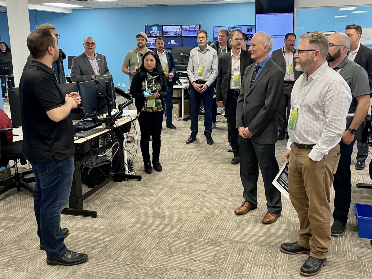 VuWall's tweet photo. A huge thank you to our friends at @cpstoneman @PaperCast_net and @canadiantransit for selecting VuWall as one of the Technology Tours during this year's conference. It was a pleasure to host such a great group of Transit Professionals. #VideoWallSolution #Transit #cuta2022 https://t.co/RKcuLzdEYh