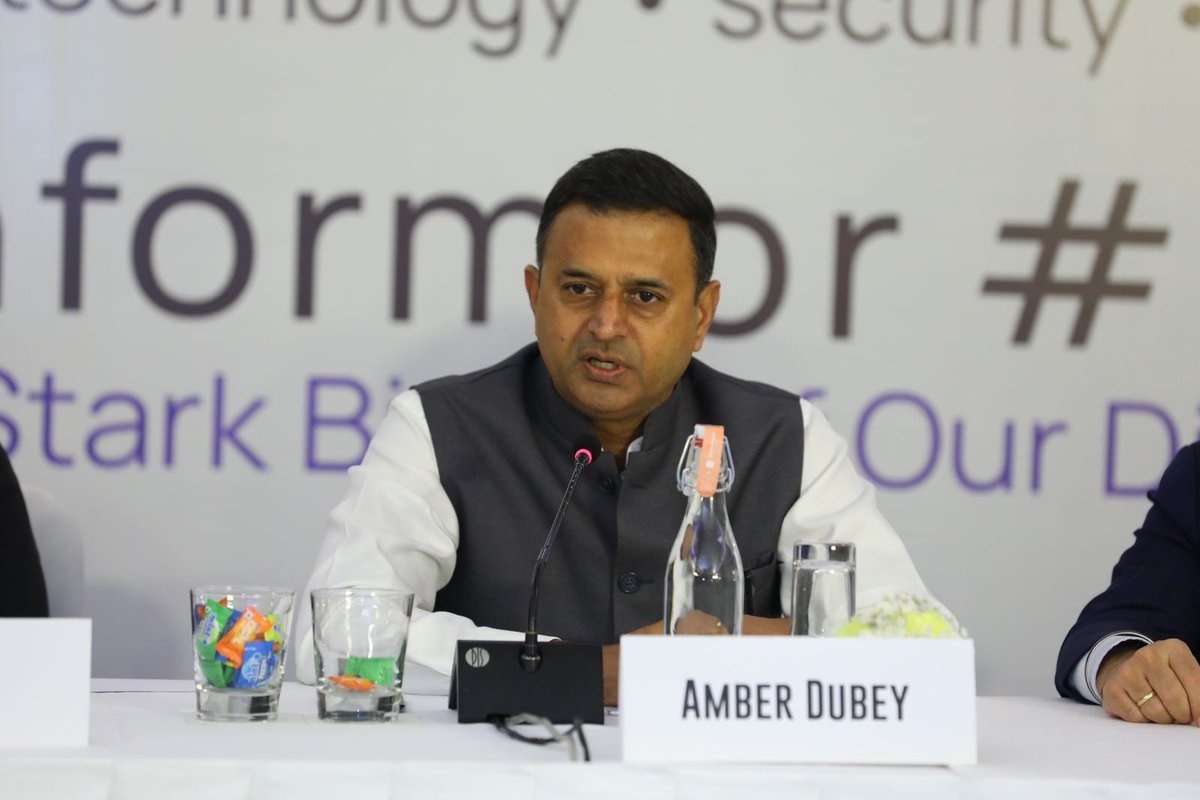 .<a href="/AmberDubey_MoCA/">Amber Dubey</a>: Demand and supply incentives went hand-in-hand to accelerate #India’s #drone use environment over the past 24 months. 

#CyFy2022