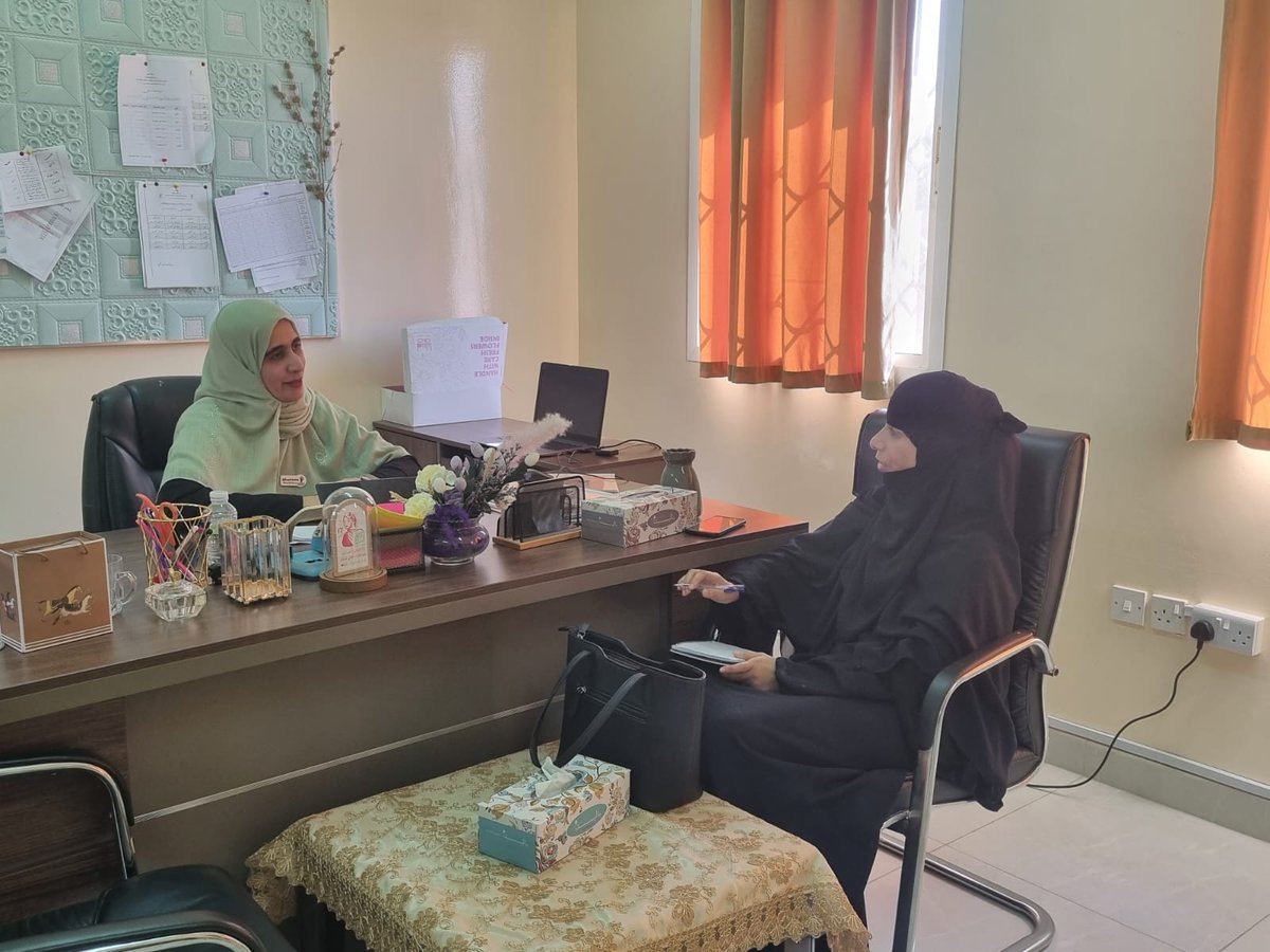 ✍️ تحقيق لمبدأ الشراكة المجتمعية بين مؤسسات المجتمع المحلي تم تنفيذ تبادل زيارات من قبل الفاضلة ليلى العيسائية مديرة مدرسة الرواد الخاصة مع الفاضلة مديرة المدرسة الاستاذه فاطمة العيسائية.
#فعاليات_تعليمية_شمال_الباطنة 
#مدارسنا_مستقبل_واعد