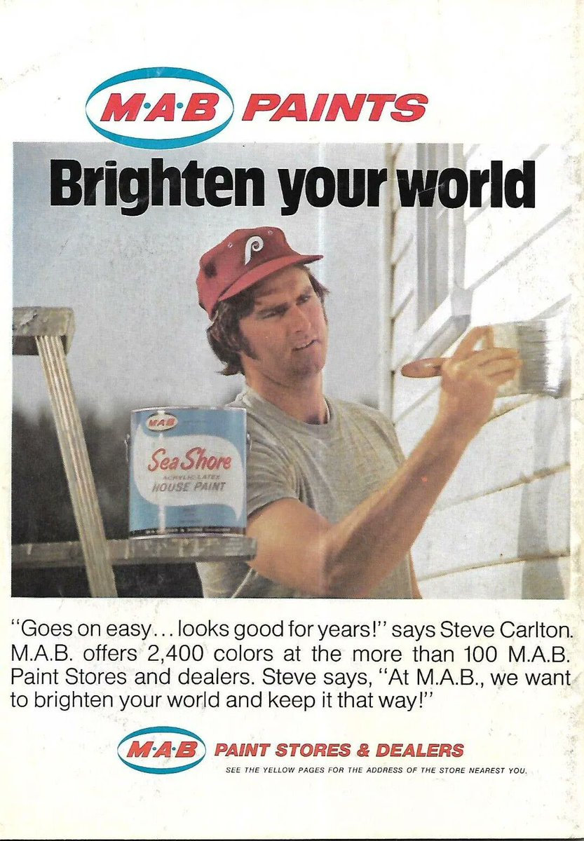 Hey, even a legend like Steve Carlton had to hustle in the offseason.