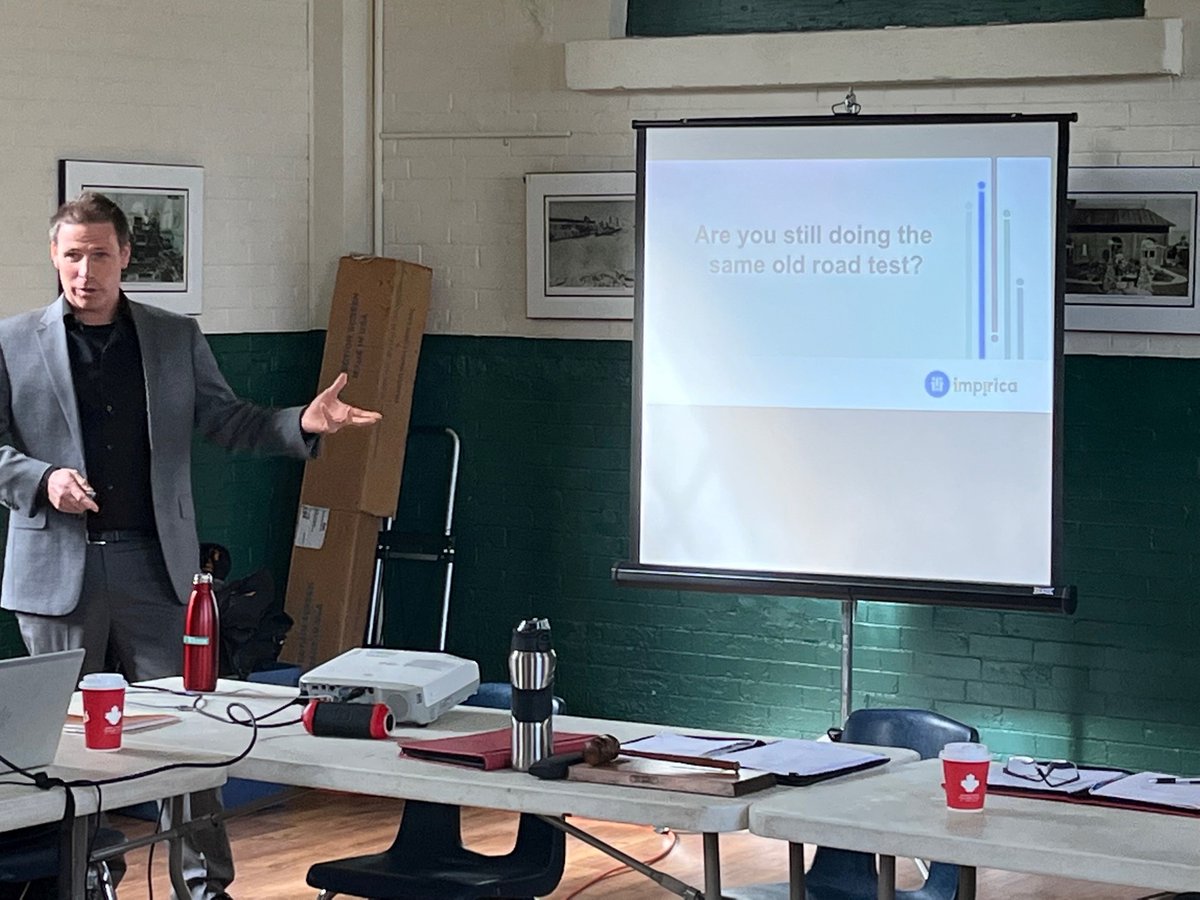FSC_Ontario's tweet photo. Chris Wilkinson from Impirica  is the guest speaker today at the @FSC_Ontario Hamilton Niagara Chapter at their new location, The Elizabeth Street Pumphouse in Grimsby. 

Click here for more information on the H/N Chapter: https://t.co/jB3W7G1Oo2 https://t.co/SeGOV79uod