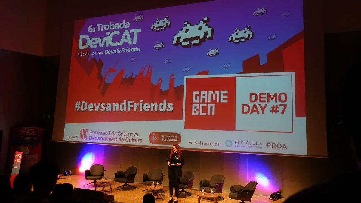 culturadigicat's tweet photo. 🎮Èxit de participació i moltes emocions a la gran trobada organitzada per @gamebcn i @devicat_ 

Torna a viure la gran festa del món dels videojocs a Catalunya amb la crònica del blog de @culturadigicat 

https://t.co/pSWJTTQKYW

#DevsandFriends #GamebcnDemoday. https://t.co/djLOcyUiKl