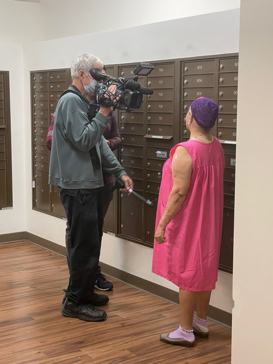 LBFoE_Boston's tweet photo. Thanks to @news_bnn who visited Smith House this week...Stay tuned for #Boston broadcast info. We are excited for neighbors to see #intergenerationalprograms in action. Building #inclusivecommunity, relieving #socialisolation, & celebrating life, no matter what age! #olderadults https://t.co/3eMvfmEs7y