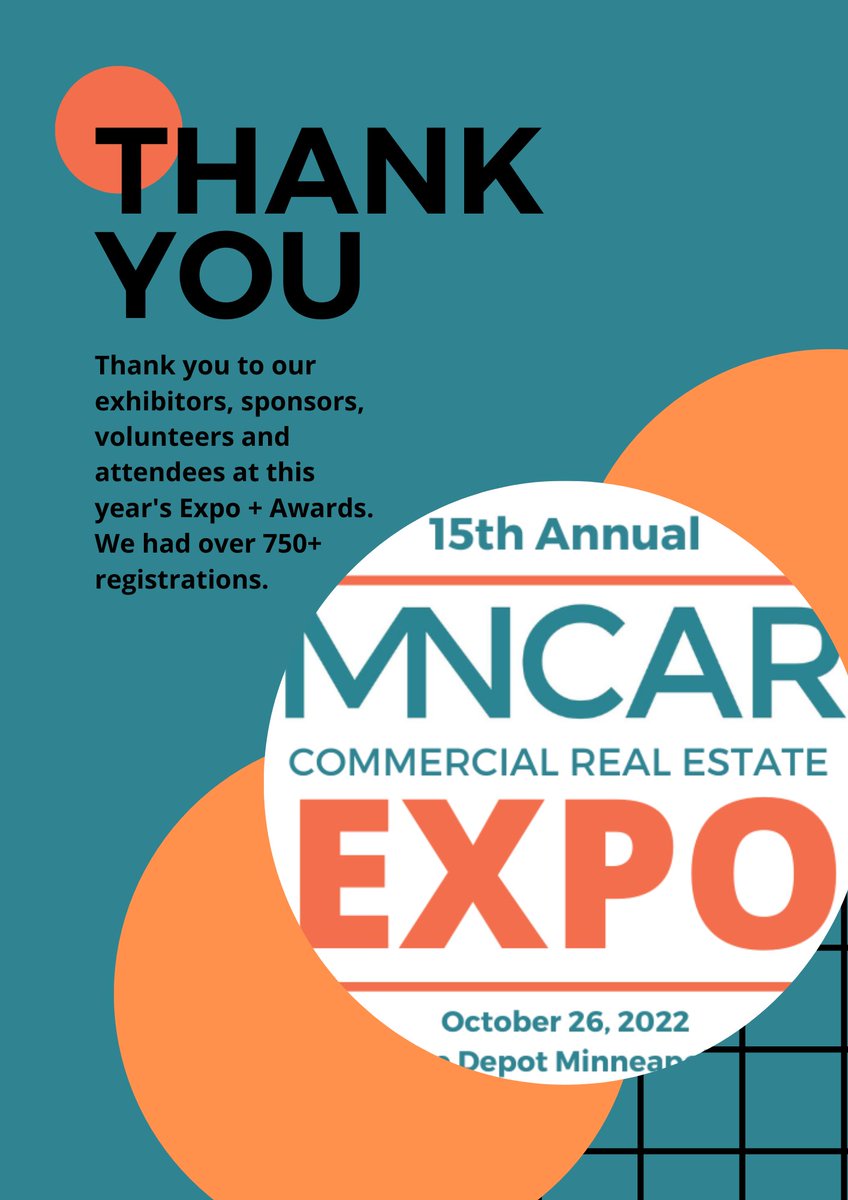 A huge thank you to our exhibitors, sponsors, volunteers, and attendees at our 15th annual Expo! We had a wonderful turnout with over 750+ registrations. It was a great day overall and MNCAR is so thankful for its network of members.