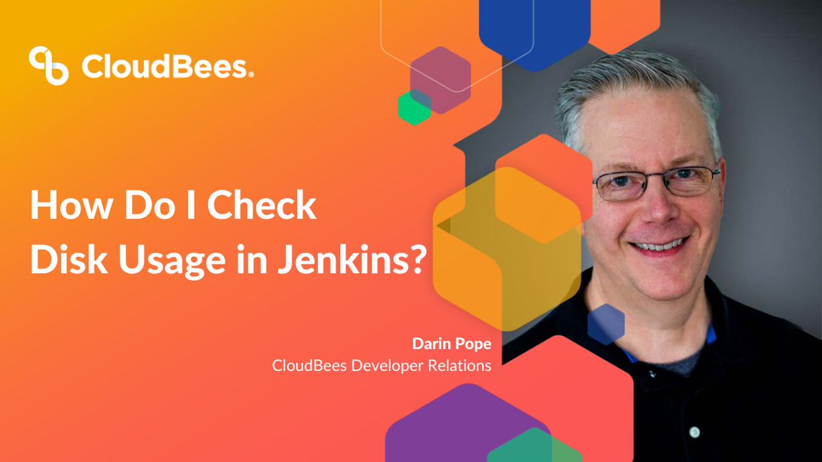 CloudBees's tweet image. Want to check disk usage in #Jenkins? It's easy! Learn how with CloudBee's Darin Pope in his latest #JenkinsTutorial video: bit.ly/3RSoeKw