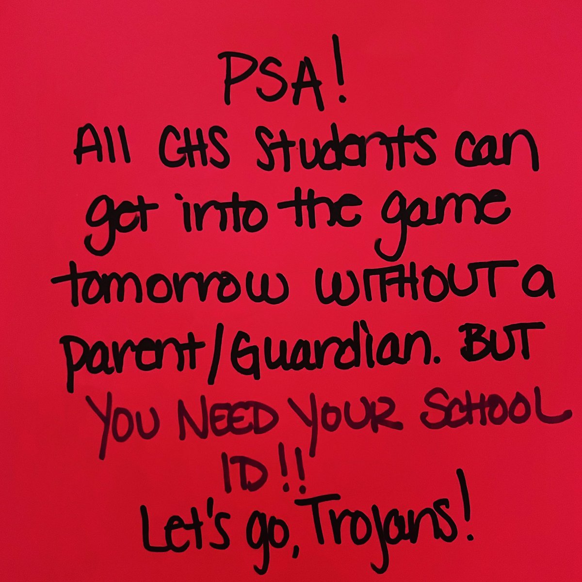 CvilleStuCo_'s tweet photo. CHS vs. RU. 7pm. 10/28. Hilbert Middle. #redout #greyout #blackout #gotrojans https://t.co/H7LGxQs35T