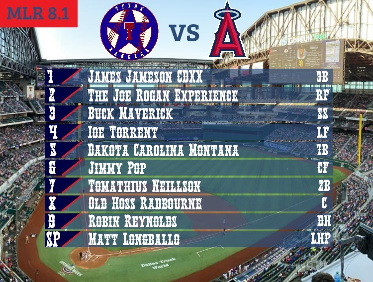 MLR Texas Rangers tweet media