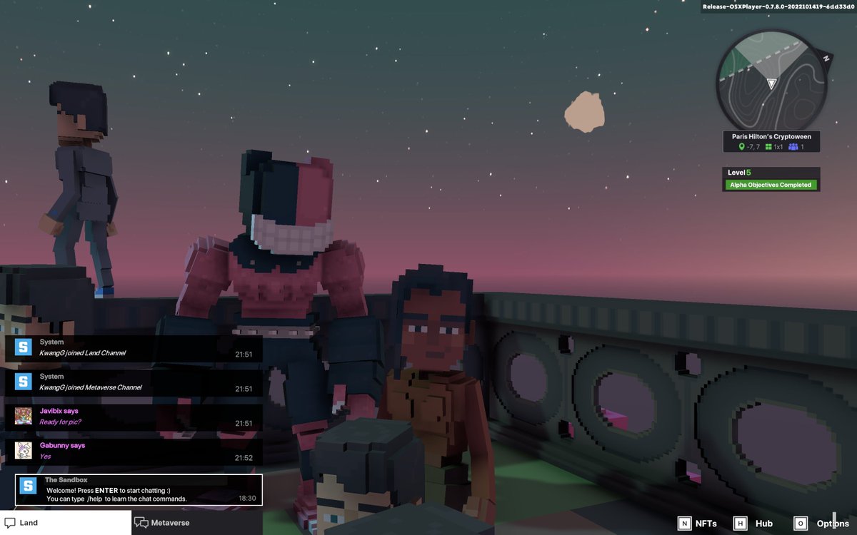 DigginGave's tweet photo. @TheSandboxGame I just participated in the Paris Hilton  #Cryptoween Event. I found Grralh check out my screenshot below!
🎃👇 https://t.co/YEYIsBP2vs