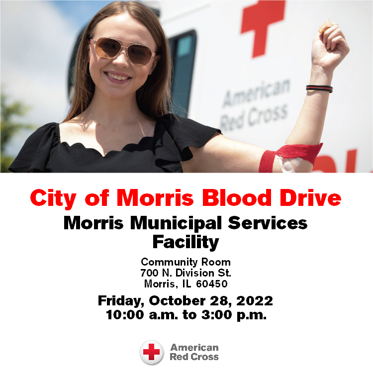 CityofMorris's tweet photo. Appointments are still available.  Consider donating the gift of life!
#community #donateblood #RedCross https://t.co/IZQcYDOxOF