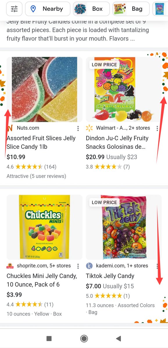 b4k_khushal's tweet image. ↗️ Notice first time this type of background design for food products on mobile serp.

#googleserp