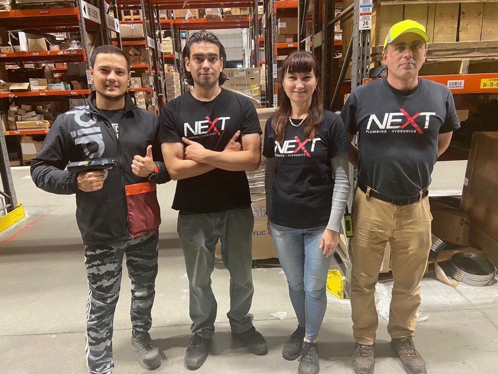 NEXTplumbsupply's tweet photo. We are proud to be a company that is committed to giving support to all staff and especially those that need it most. NEXT is pleased these wonderful coworkers from Ukraine can join us.
#NEXTSupply
#support #workforeveryone #coworkers #proud #Ukraine https://t.co/FowxlPSZBE