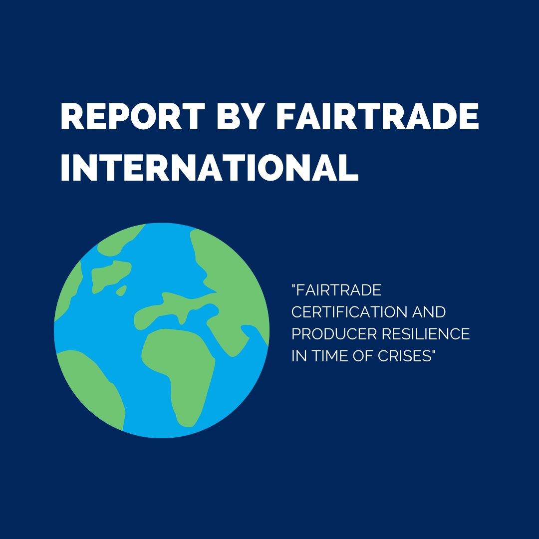 New report by Fairtrade International confirms a greater resilience of Fairtrade farmers in time of crisis: fairtrade.net/news/new-study…
