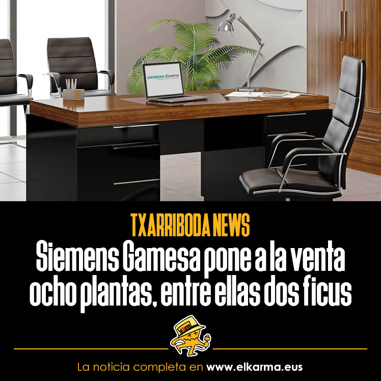 revista_ELKARMA's tweet photo. SIEMENS GAMESA PONE A LA VENTA OCHO PLANTAS, ENTRE ELLAS DOS FICUS
La multinacional Siemens Gamesa ha comunicado a sus trabajadores a través de una circular interna su decisión de prescindir de ocho de las plantas con las que cuenta en el estado español. Si bien no ha (...) https://t.co/1FUhRJoKiJ