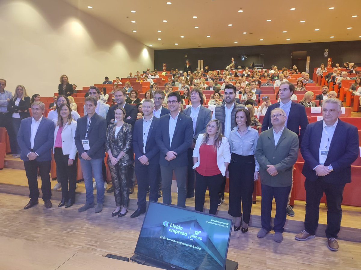 Comencem la 5a edició #LleidaEmpresa #lleidaempresa22 #PIMECLleida
Trobada de referència a nivell empresarial. Un espai per a compartir experiències, generar sinergies i fomentar networking entre els empresaris i empresàries de #Lleida, per encaminar-nos cap al futur de les pimes