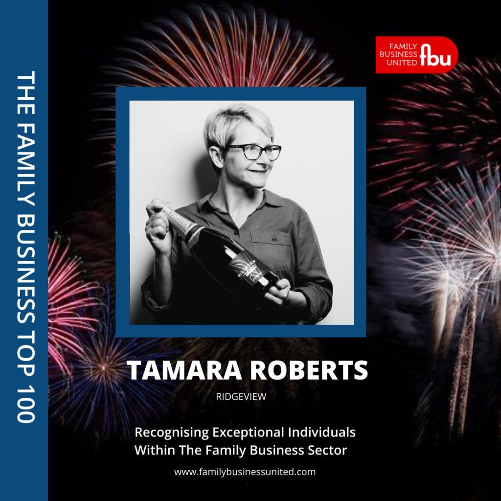 Our CEO Tamara Roberts named in Family Business United Top 100 @FamilyBizPaul showcasing some of the best family business individuals across the UK. Tam was commended as an inspiring leader & instrumental in Ridgeview achieving B-corporation status familybusinessunited.com/2022/10/27/fam…