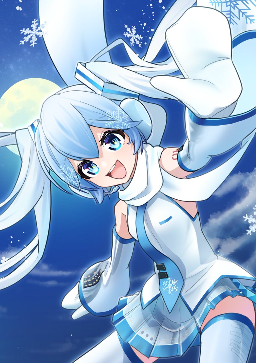 初音ミク ,雪ミク 「雪ミク2011#mkgk 」|みしづかのイラスト