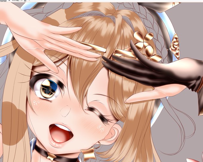 今日は目をさっそく仕上げて
髪塗りにはいりましたー 目を描くと一気に命が宿った感ありますね🥰
メガドライブやってたこともあって今日は1時間半ほどの作業でした
明日は出勤なので帰ってきてから余裕あれば進めたいと思います
今日はここまで 素敵な夜を🌃🌛💤 