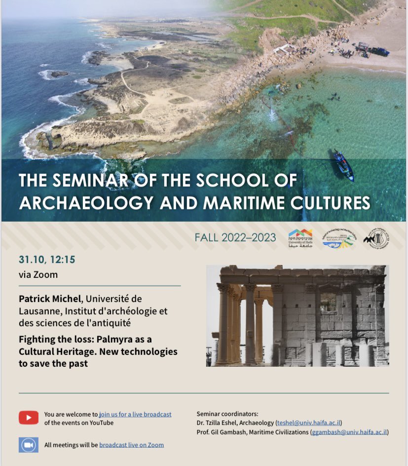 The School of Archaeology and Maritime Cultures is pleased to announce the start of its seminar on October 31 
Join our first lecture via zoom

#archaeology #archaeologylecture #archaeologylectures #maritime #maritimearchaeology #archaeologyseminar #joinus