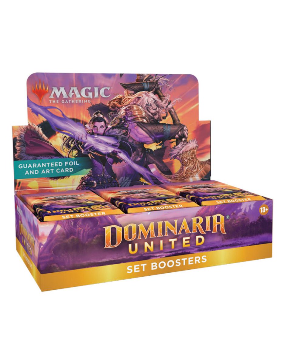 TheCardGameStor's tweet photo. For our next #giveaway one lucky follower will be shipped a #dominariaunited set booster. Winner announced 11/14! To qualify, you must reside in the US and
✅ Like
✅ Follow
✅ Retweet
#magic #magicthegathering #wizards #wizardsofthecoast #giveaway https://t.co/LWIEZAyedz
