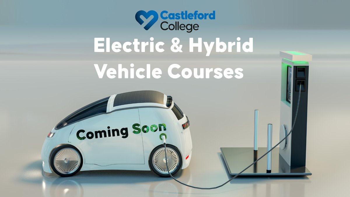Electric &amp; Hybrid Vehicle Courses are coming to Castleford College!
More details to release soon 🚗🔌
