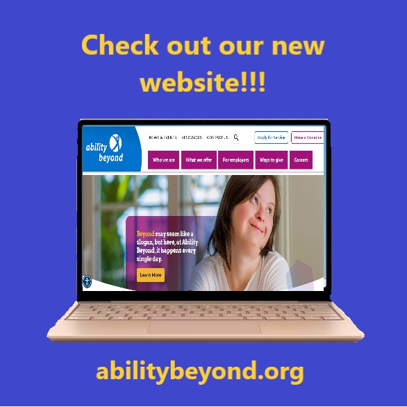 AbilityBeyond's tweet photo. Exciting news today from #AbilityBeyond. We're thrilled to have launched our new and improved website!! Easy to navigate with lots of great information and easy access to our programs and services. Check it out today!
https://t.co/bhvmW2Toyx https://t.co/iHZEdyT6bu