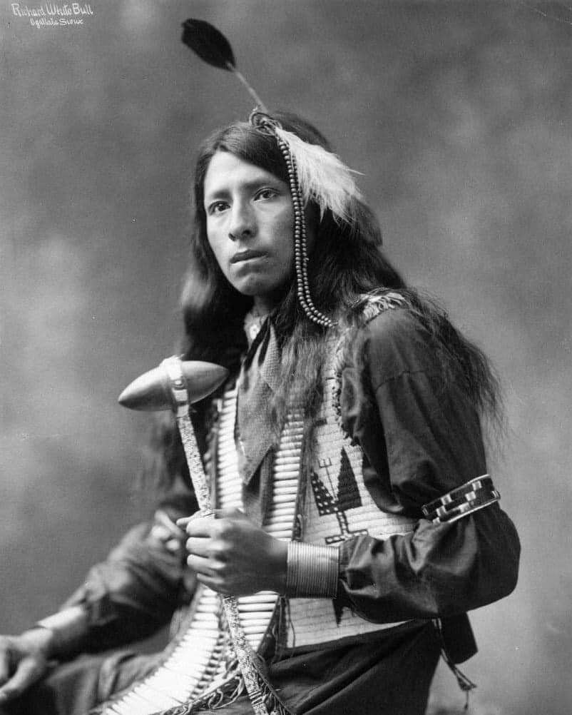 Richard White Bull, Oglala Sioux man. 1899.