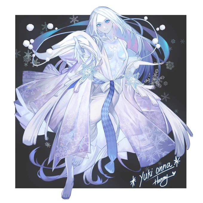 My illustration for Yuki Onna SP  Really pushed my limits with this one  
