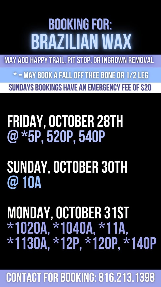 NoFuzzGiven's tweet image. LAST OPENINGS FOR OCTOBER ❗️

TheeCatSnatchinStudio.com 
____________________________________
November books are open!

✨ New Clients Are Welcome! ✨