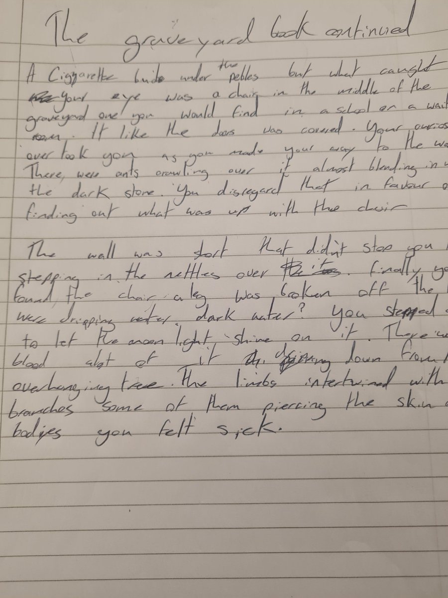 KevinDowling19's tweet photo. My 2nd Year students had great fun being creative with @jctEnglish Spooky Setting writing, before filming real-life versions of their work! @MaryLowry6 @INOTEnews @Joe_Rolston @conorsmurf @JCforTeachers @stjosephsrush @baleshales @NAPD_IE @FightingWordsIE @sarfern @CarlowBhoy88 https://t.co/9ozcIX0LSs