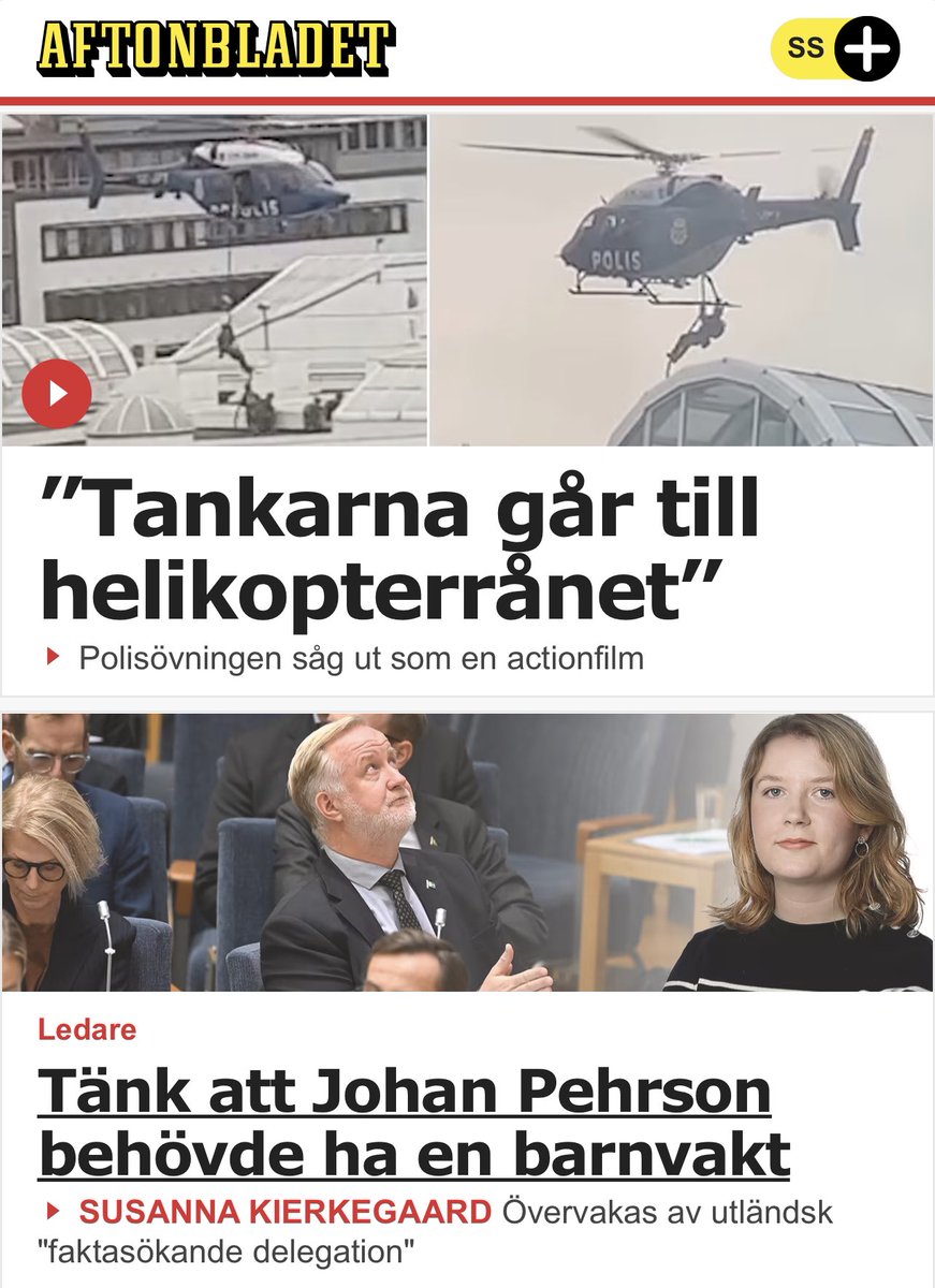 EVK80's tweet photo. @JohanPehrson ser ut att vilja ha polisen som barnvakt enligt @Aftonbladet. https://t.co/ISq1mugSSd