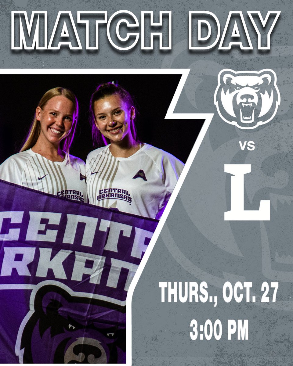 UCAWomensSoccer's tweet photo. It's GAME DAY! We open up our ASUN Championship experience against Lipscomb at 3 PM CT!

🆚- Lipscomb
📍- Fort Myers, Fla.
📺- https://t.co/6U8R7e2InF
📊- https://t.co/0HMN2YWoCv
🕒- 3 PM CT

#BearClawsUp https://t.co/trzpnSLVfN