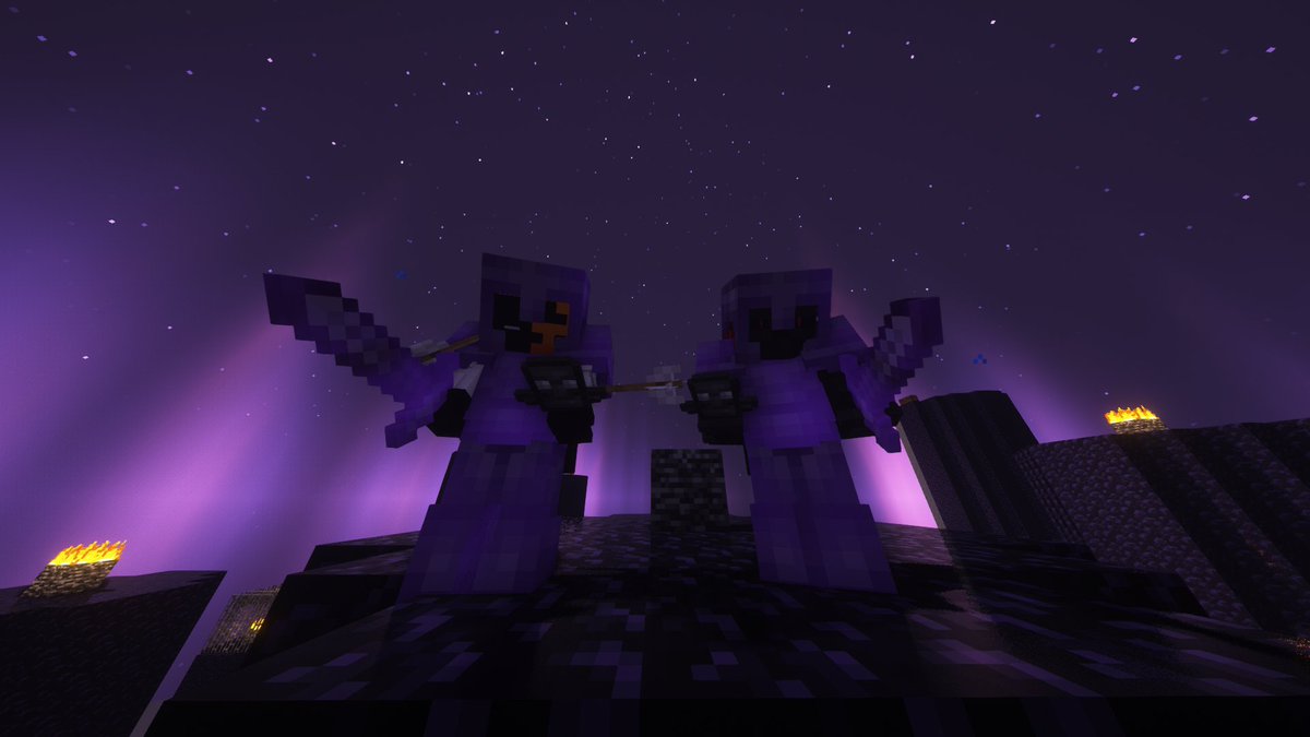 BloodSMPStudio's tweet photo. Name a scarier duo we will wait ,  also new server gets announced very soon but you didnt hear this from me 🤫 #bloodsmp #BloodSMP #Minecraft https://t.co/c8Onc4dlRJ