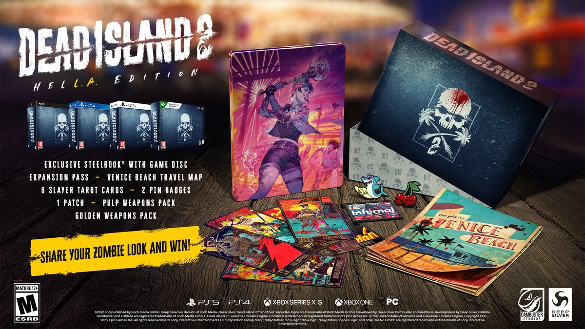 deadislandgame's tweet photo. It's time for some real GORE this #Halloween!
We want to see you turn into one of HELL-A's blood-soaked locals.
Post your take on our zombies for a chance to win the #DeadIsland 2 HELL-A Edition + a special 👀 item.
#DI2ZChallenge https://t.co/PHIa8wiGQb