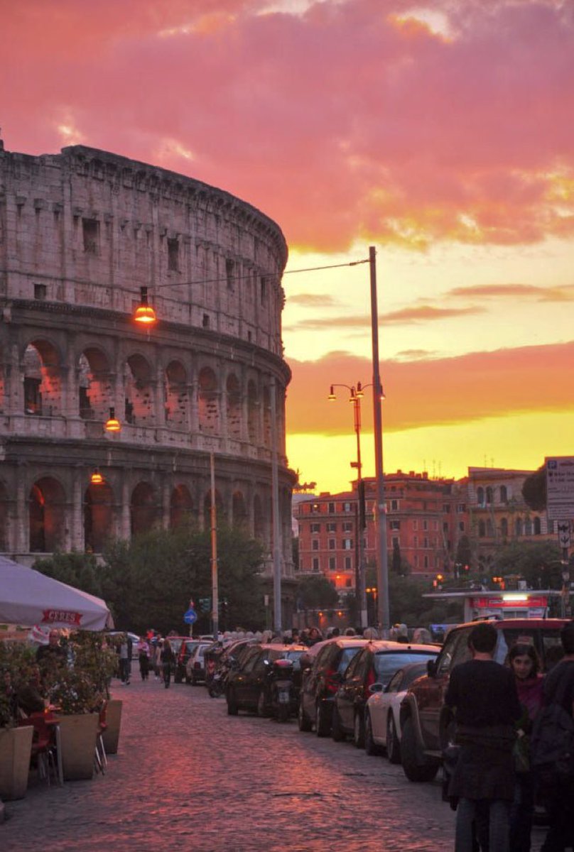 Sunset in Rome