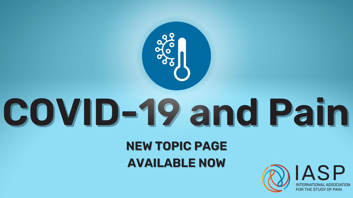 IASP features resources on COVID-19 and pain as part of the newly launched topic page section featured on the IASP website. This topic page provides resources on how COVID-19 directly affects pain. bit.ly/3MKFeBz