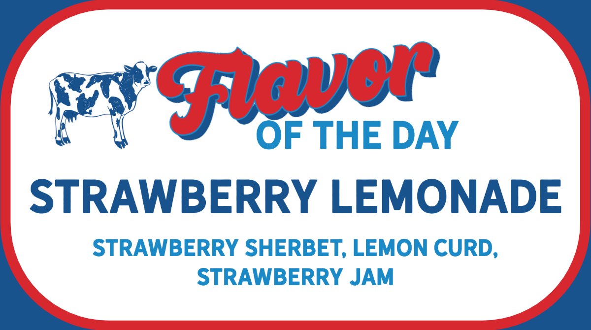 Happiness is a scoop of strawberry sherbet. #strawberrylemonade #sherbet #summervibes #wiscustard #mkecustard #wicustard #flavoroftheday
