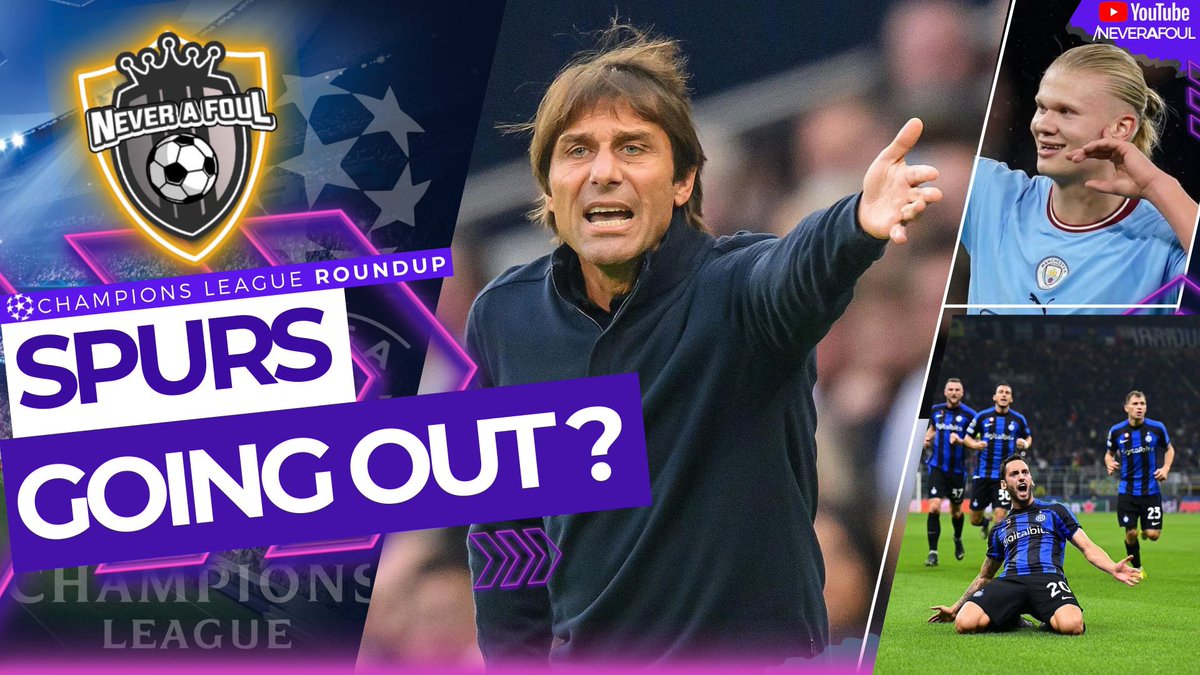 🚨 Live Now - youtu.be/sVplv-oKc9E

😯 Antonio Conte has one more chance! 

🇮🇹 Milan clubs deliver but it’s all going wrong for Juventus.

🔴 Liverpool silence doubters.

🔥 Join me, <a href="/StatmanBains/">StatmanBains</a> @Moamen_Aly7 &amp; special guest <a href="/carlogarganese/">Carlo Garganese</a>

#UCL