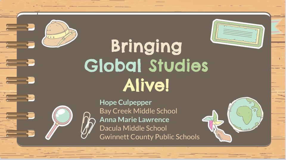 amlawrence123's tweet photo. Join us Friday at 8:10 am 4 Bringing Global Studies Alive! Grand Hall 3 #GCSS22 https://t.co/Xn60rRnwFS
